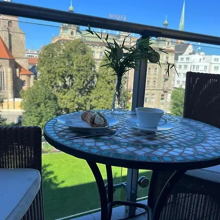 In Historical Center With Park View Plzeň